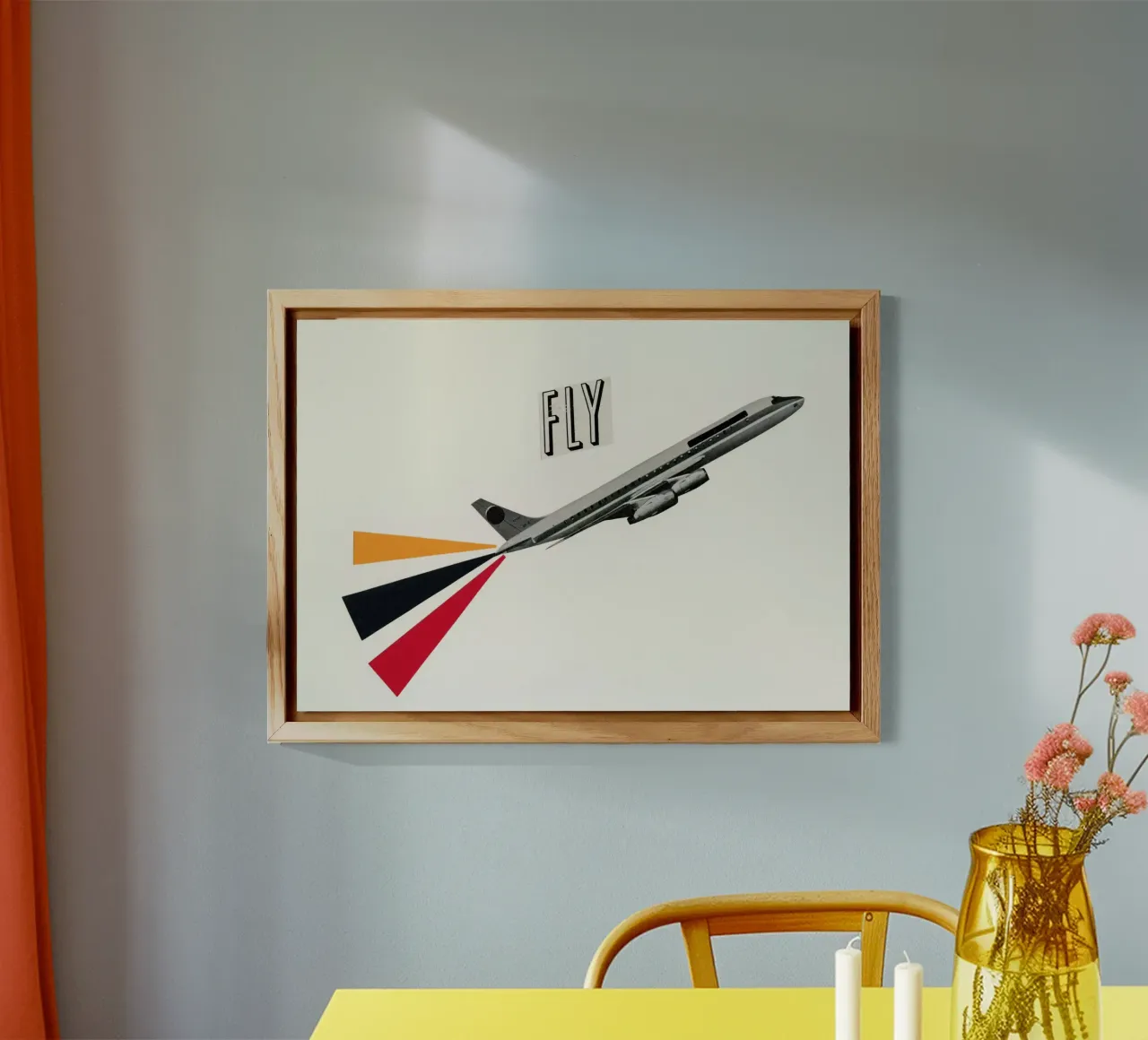 Fly forex plate by Cassia Beck Collage