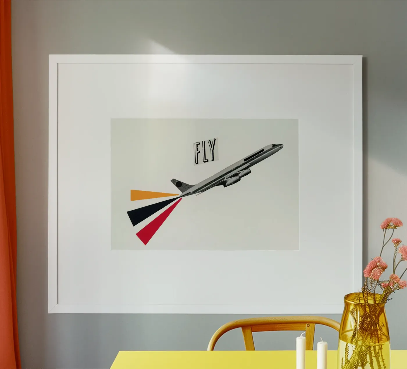 Fly poster by Cassia Beck Collage