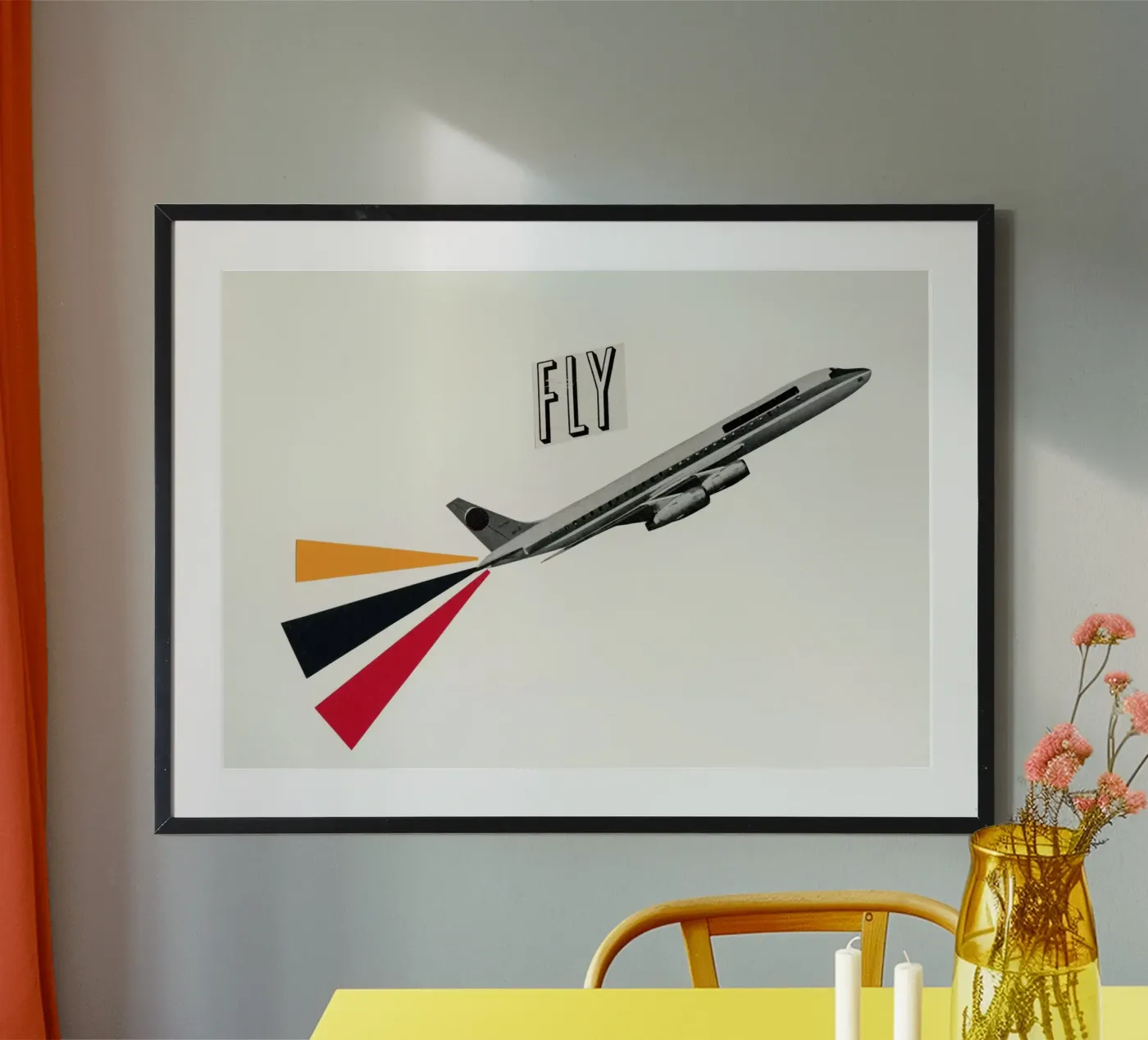 Fly poster by Cassia Beck Collage