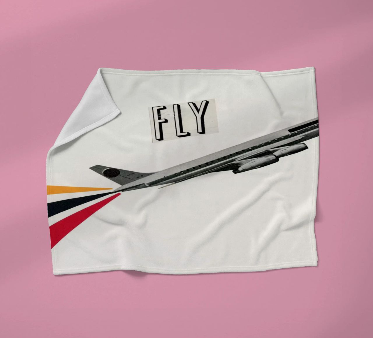 Fly fleece blanket by Cassia Beck Collage