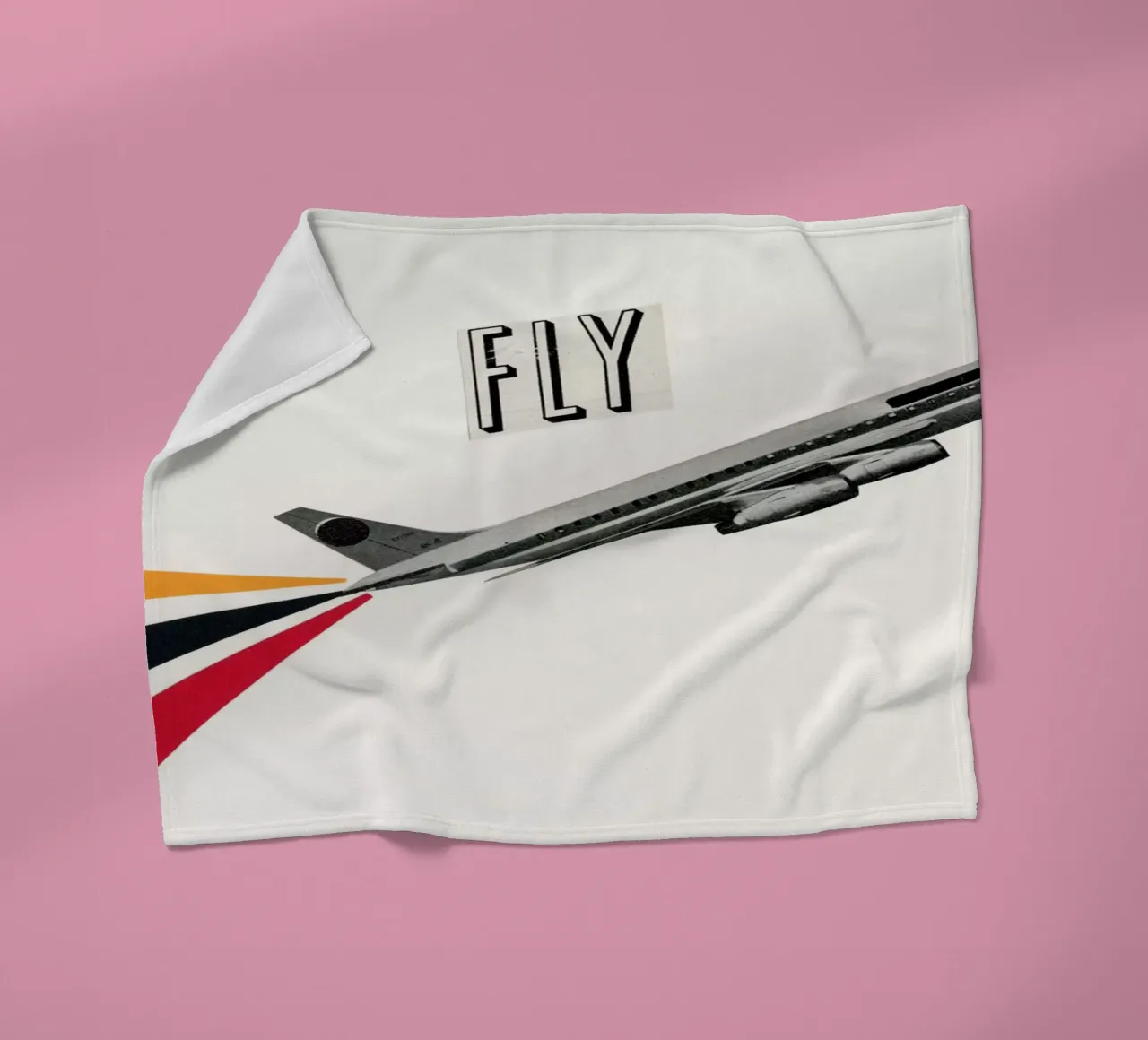 Fliege Fleecedecke von Cassia Beck Collage