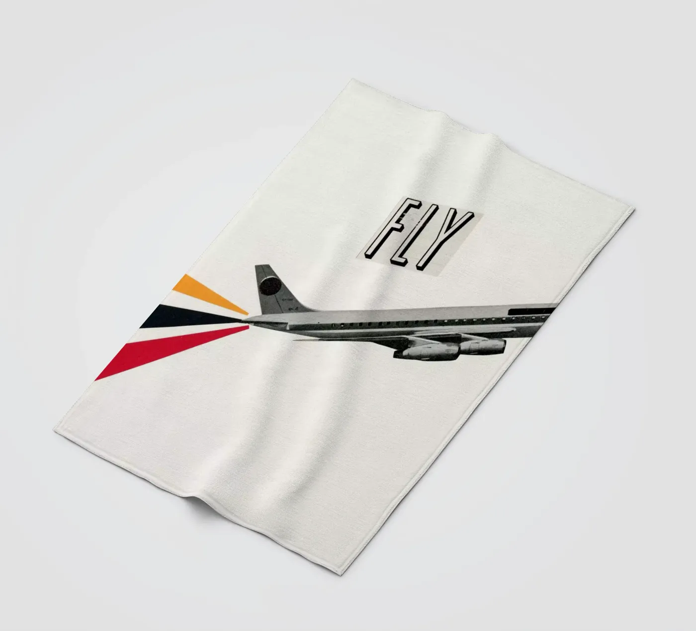 Vlieg fleecedeken van Cassia Beck Collage