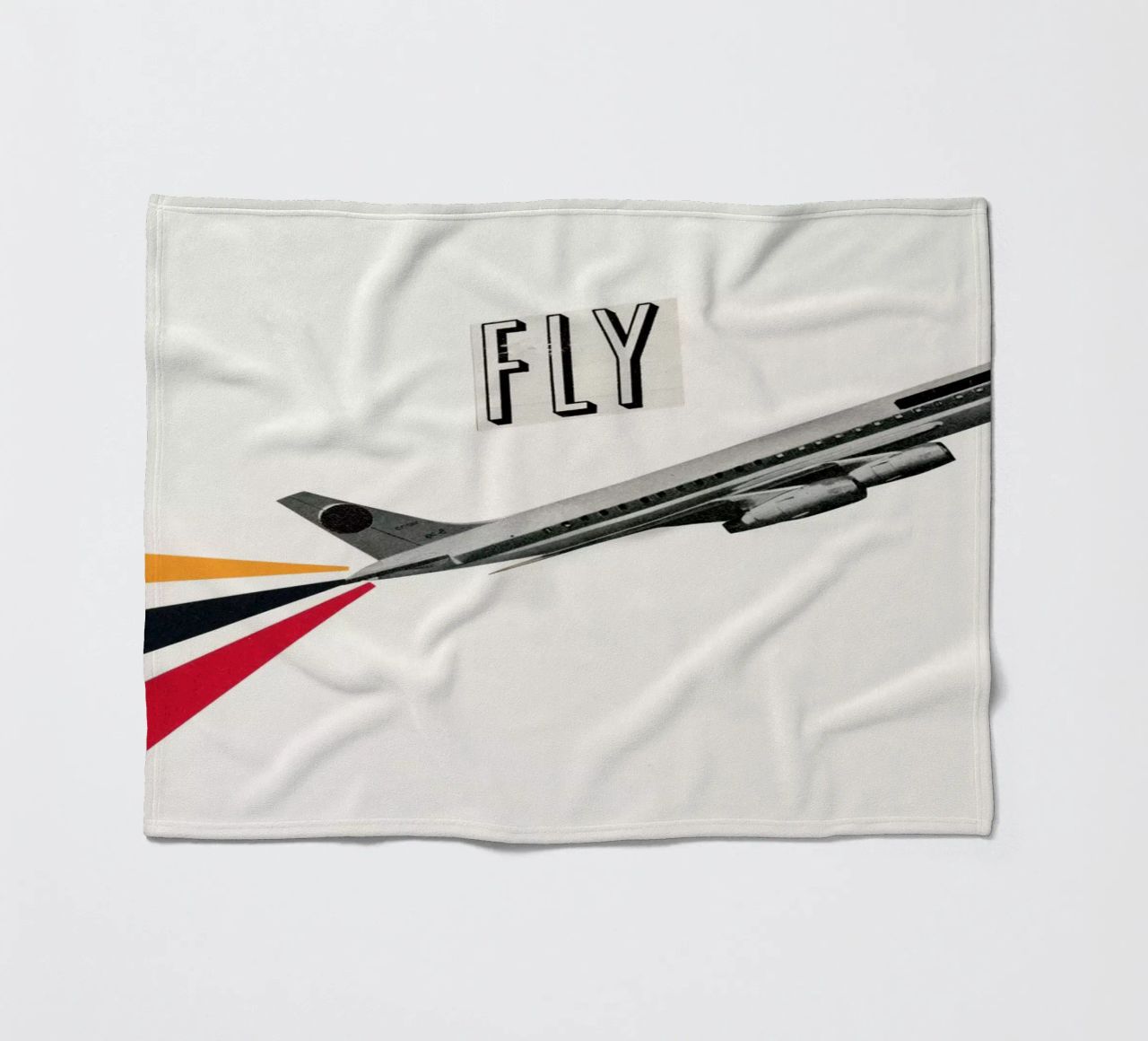 Fly fleece blanket by Cassia Beck Collage