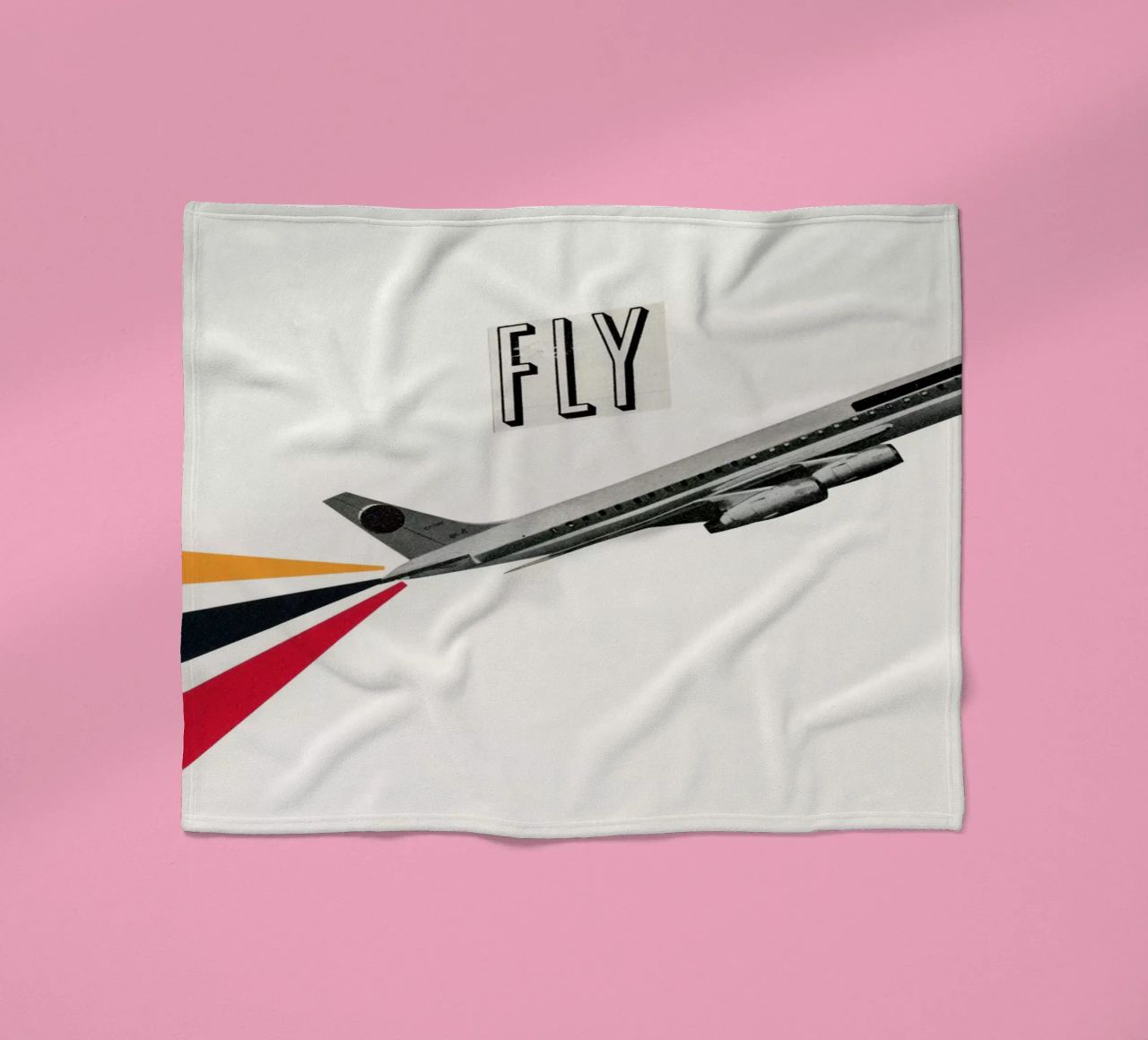 Fly fleece blanket by Cassia Beck Collage