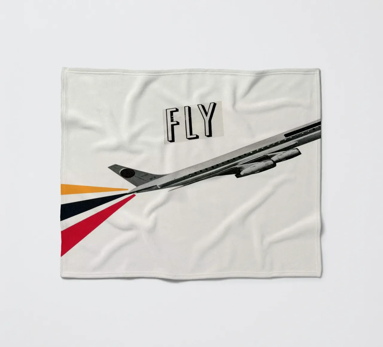 Fliege Fleecedecke von Cassia Beck Collage