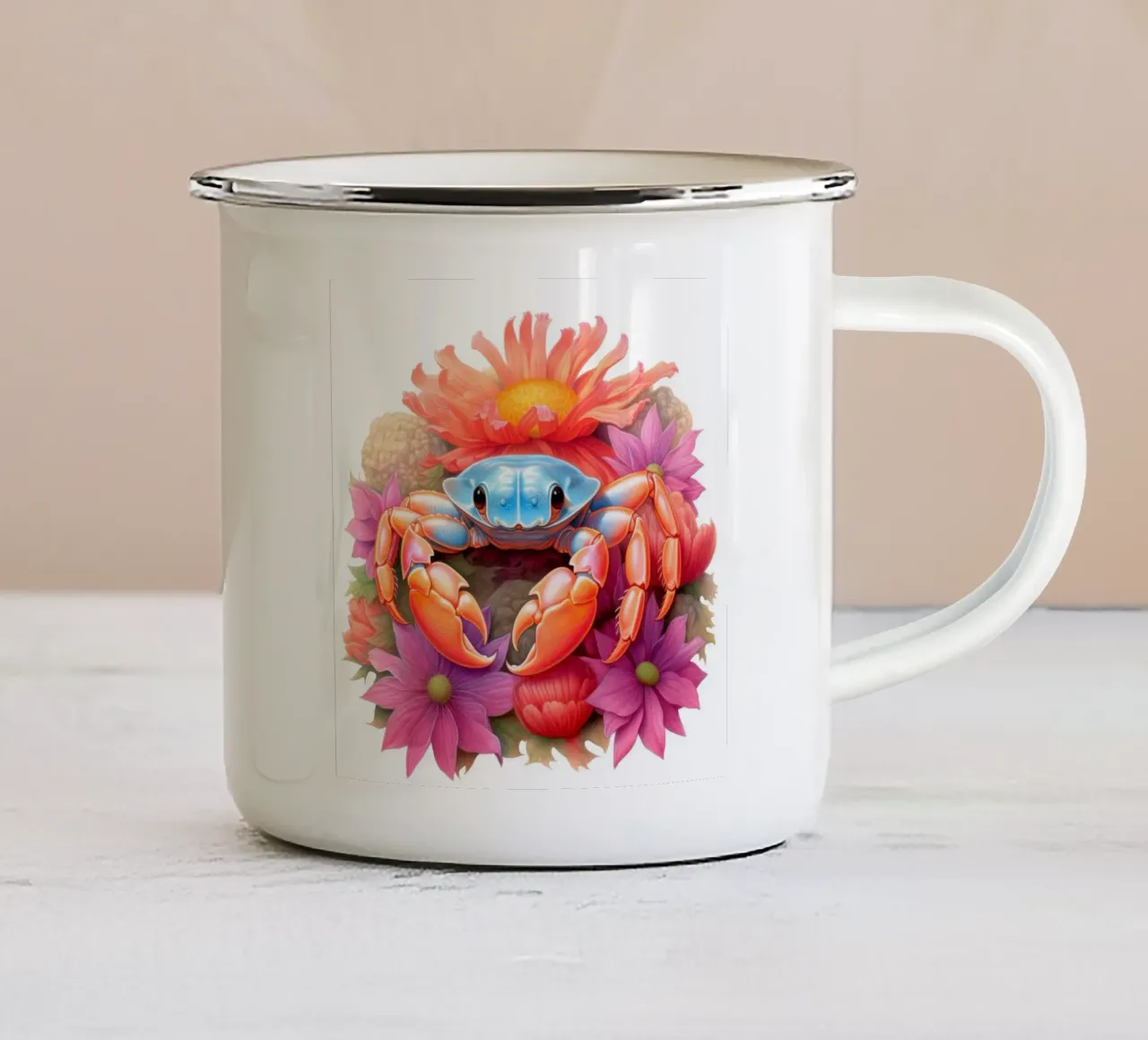 Piccolo granchio tazza in smalto da Happy Littles
