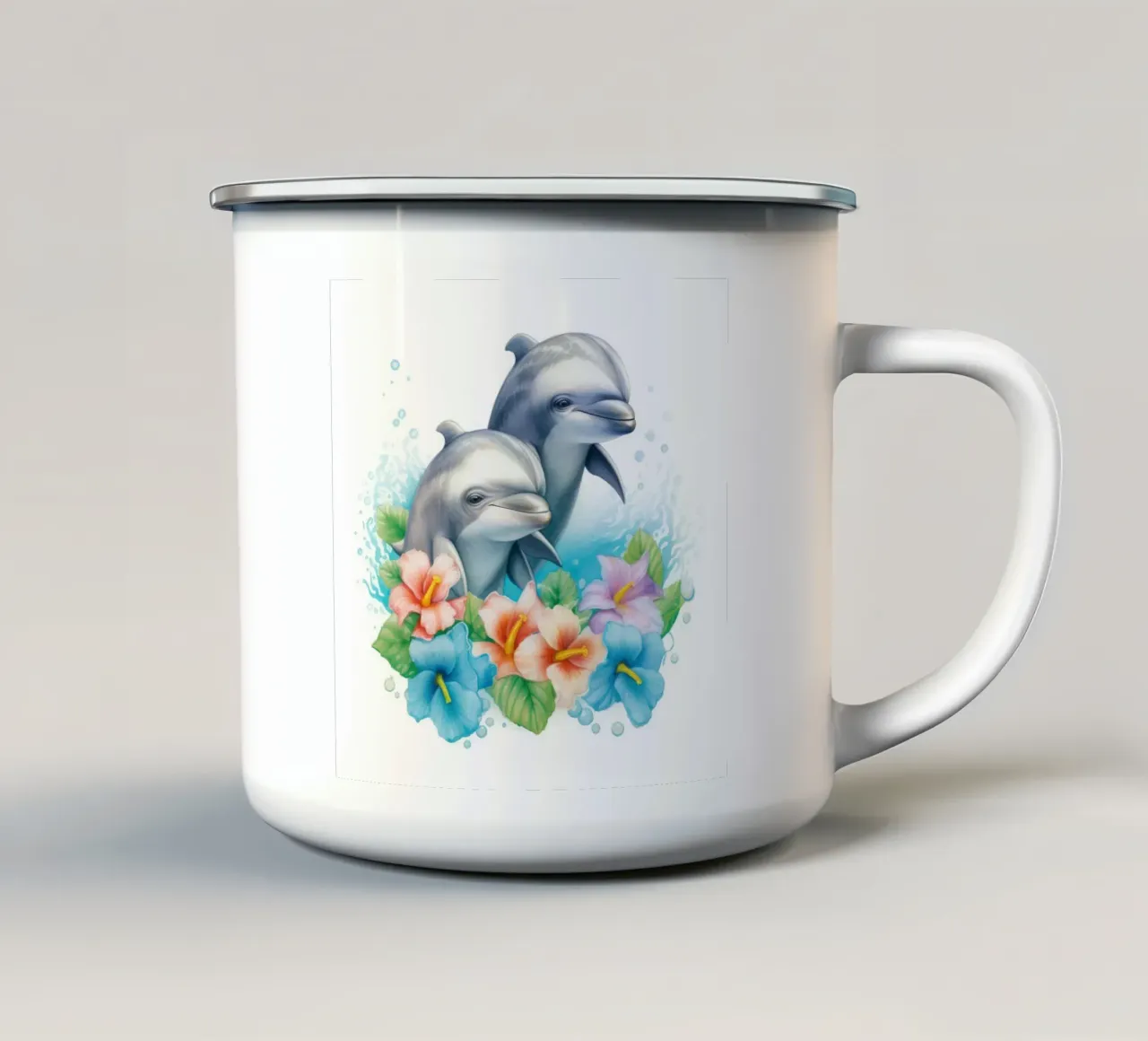 Baby delfini tazza in smalto da Happy Littles