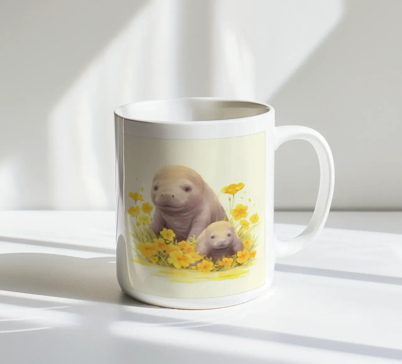 Piccoli dugonghi tazza in ceramica da Happy Littles