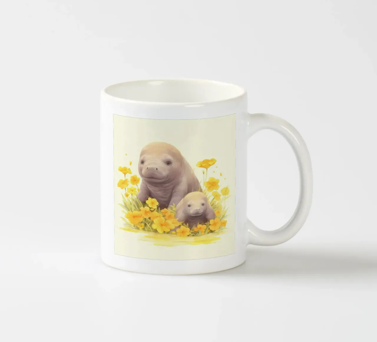Piccoli dugonghi tazza in ceramica da Happy Littles