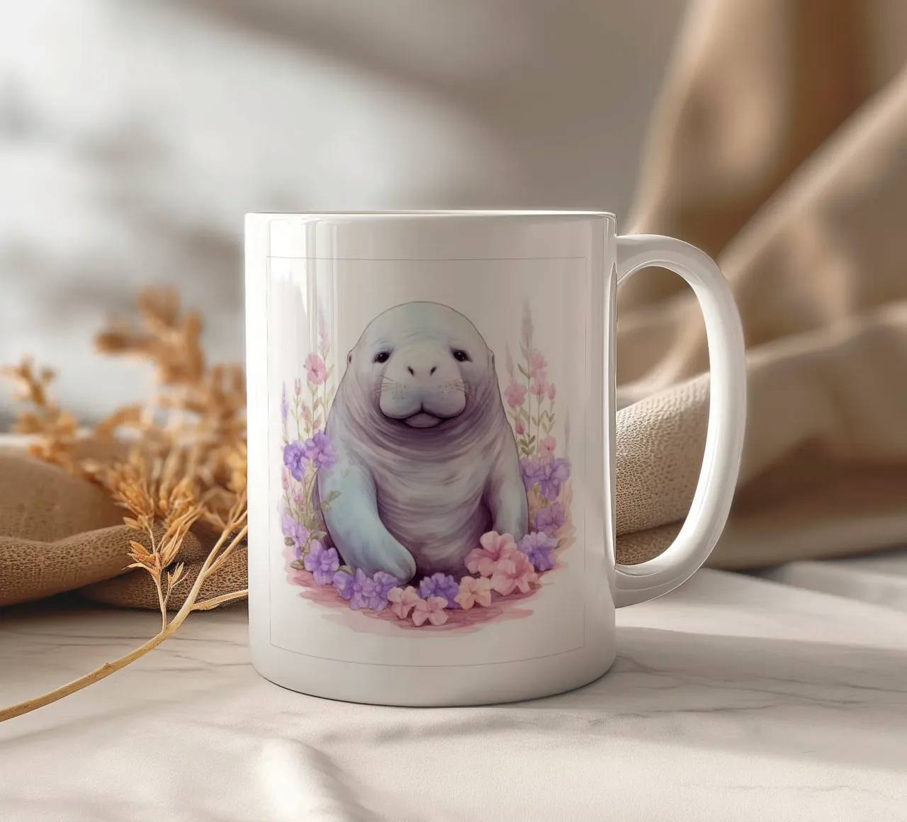 Piccolo dugongo tazza in ceramica da Happy Littles