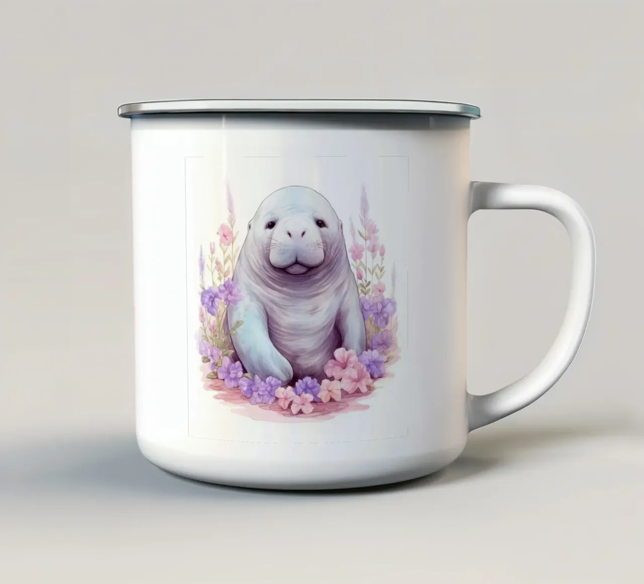 Piccolo dugongo tazza in smalto da Happy Littles