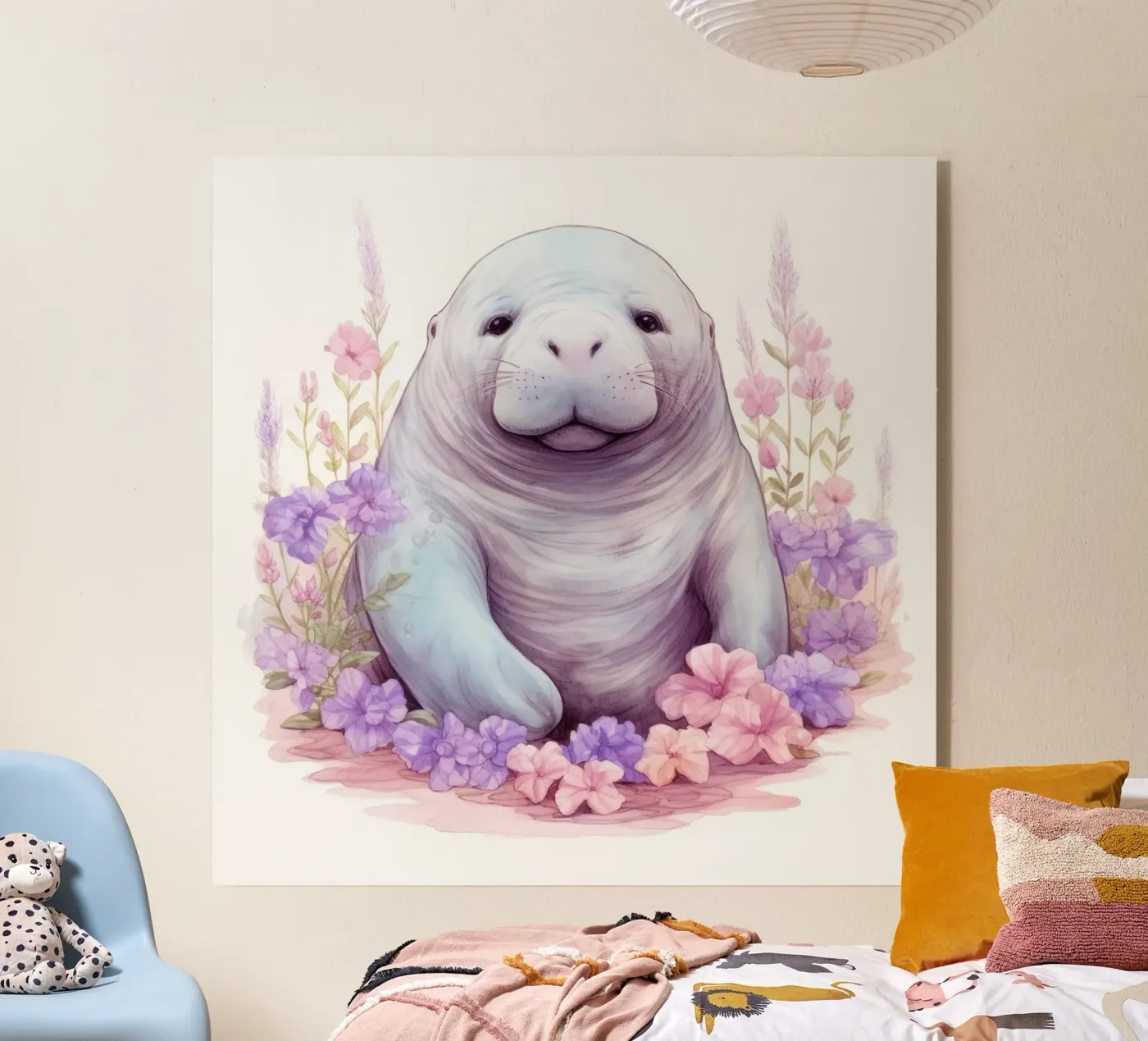 Baby Dugong acrylic glass by Happy Littles