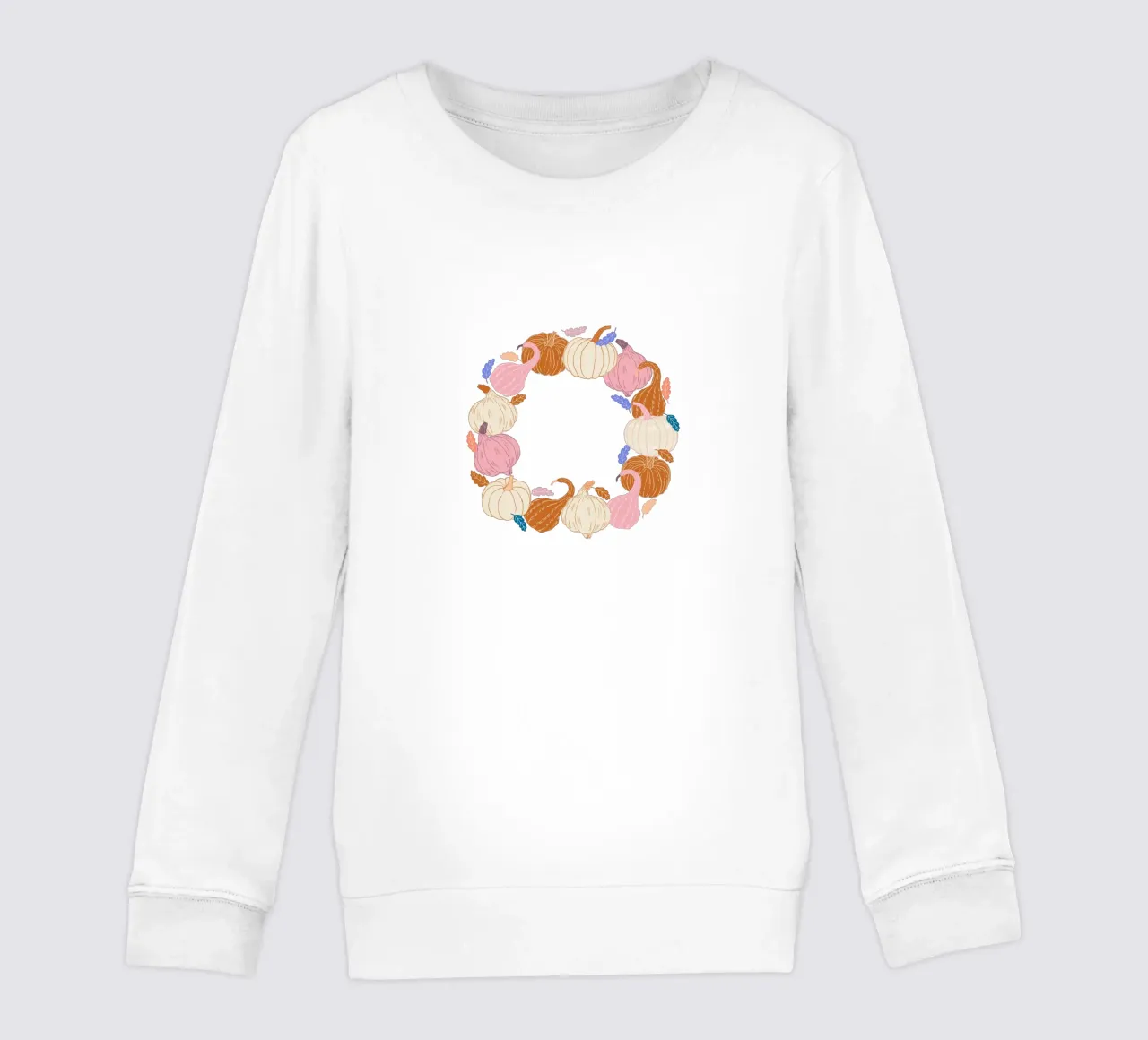 Herbstkranz Kürbis felpa bambino da youdesignme
