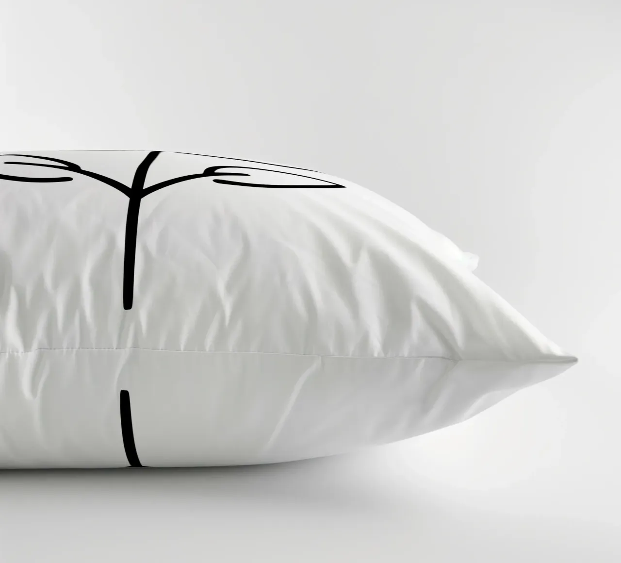 Rosa in versione minimalista con un tocco di rosso cuscino da Bold & Simple