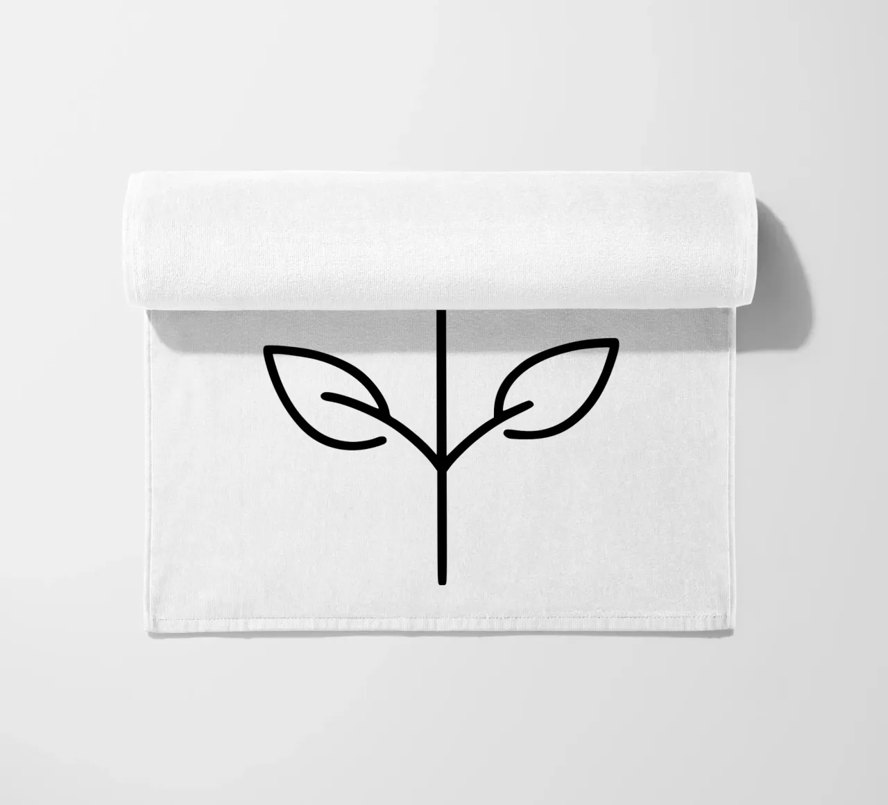 Rosa in versione minimalista con un tocco di rosso telo mare da Bold & Simple