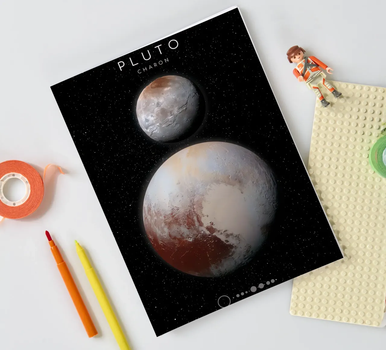 Dwarf Planet Pluto notebook by Ethan Smith