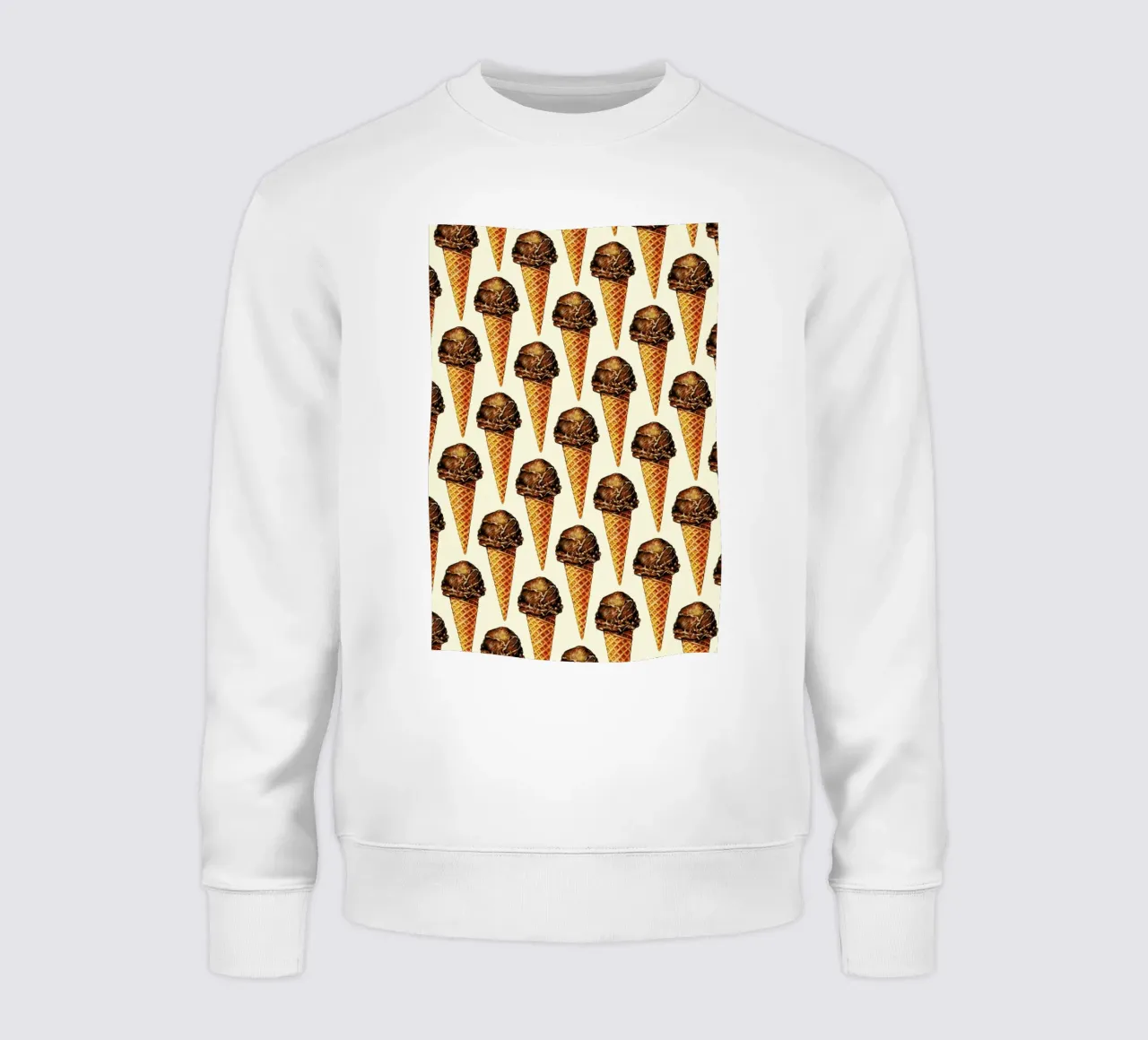 Chocolate Scoop Pattern sweatshirt van Kelly Gilleran