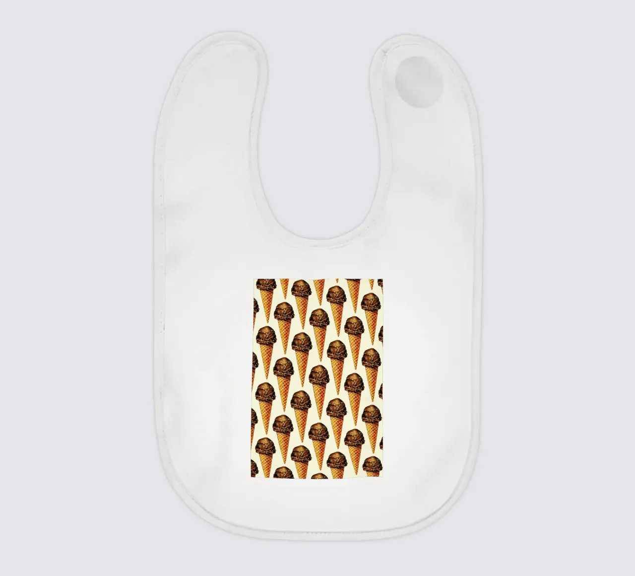 Chocolate Scoop Pattern bavaglino da Kelly Gilleran