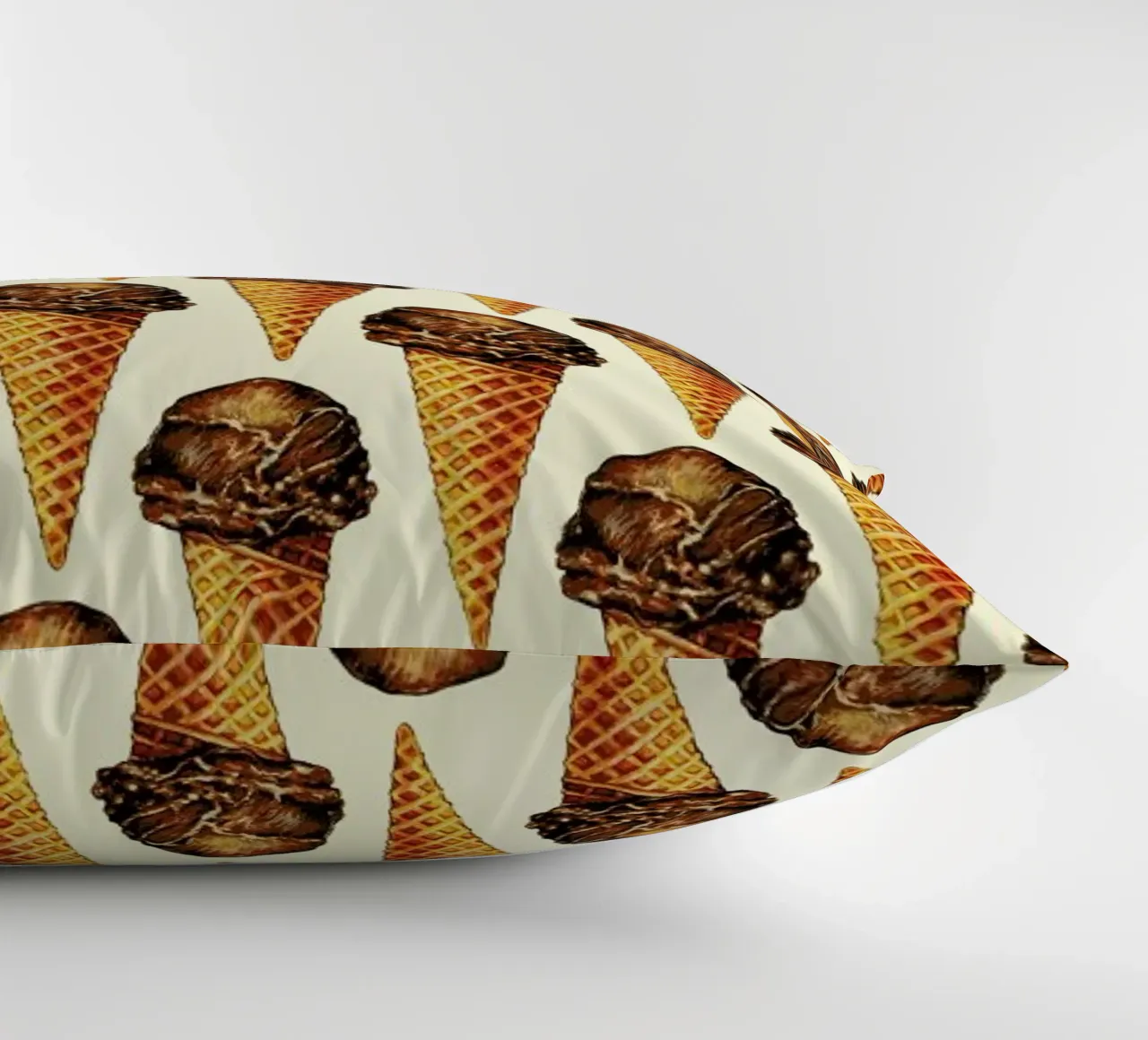 Chocolate Scoop Pattern cuscino da Kelly Gilleran