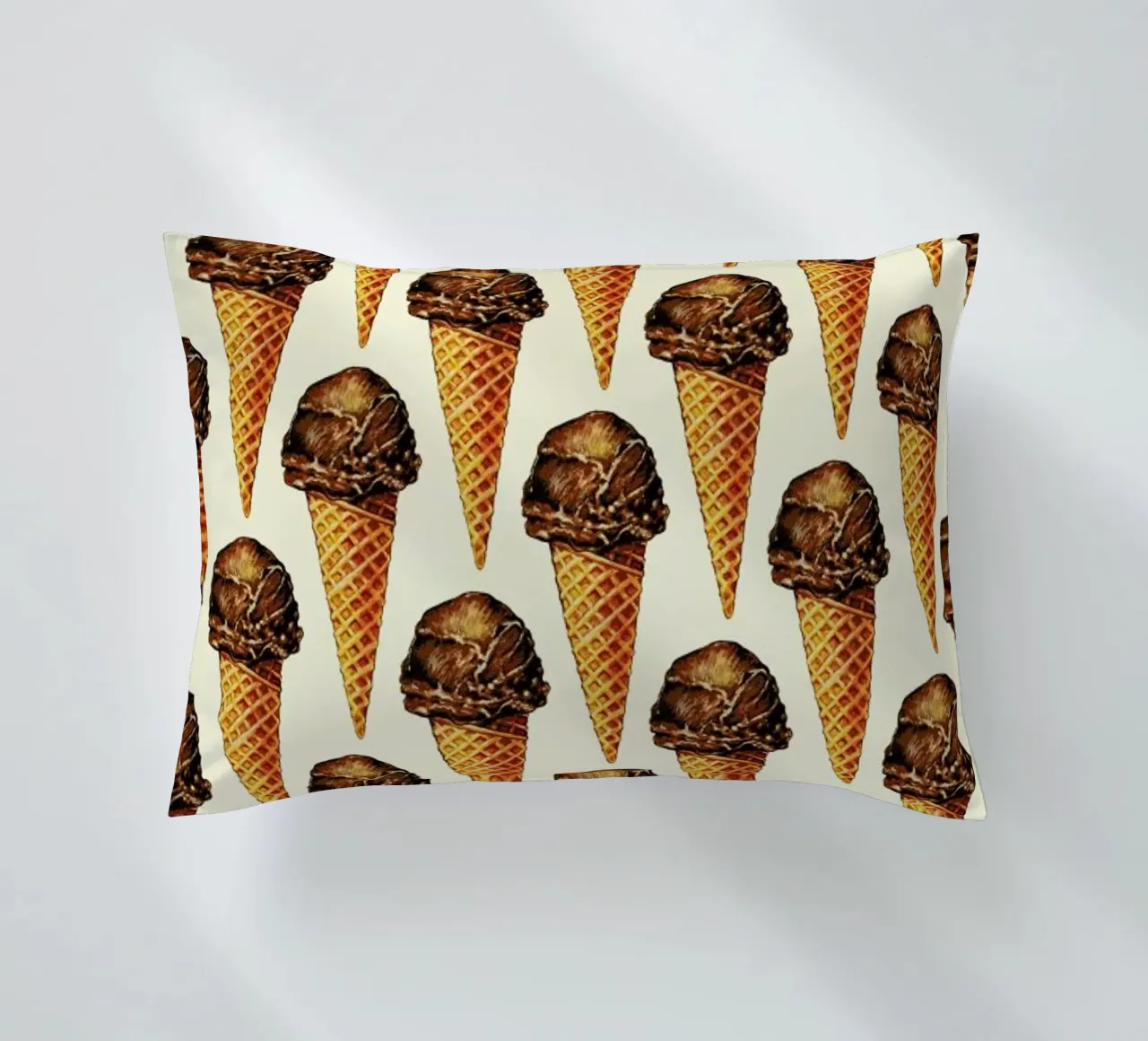 Chocolate Scoop Pattern cuscino da Kelly Gilleran