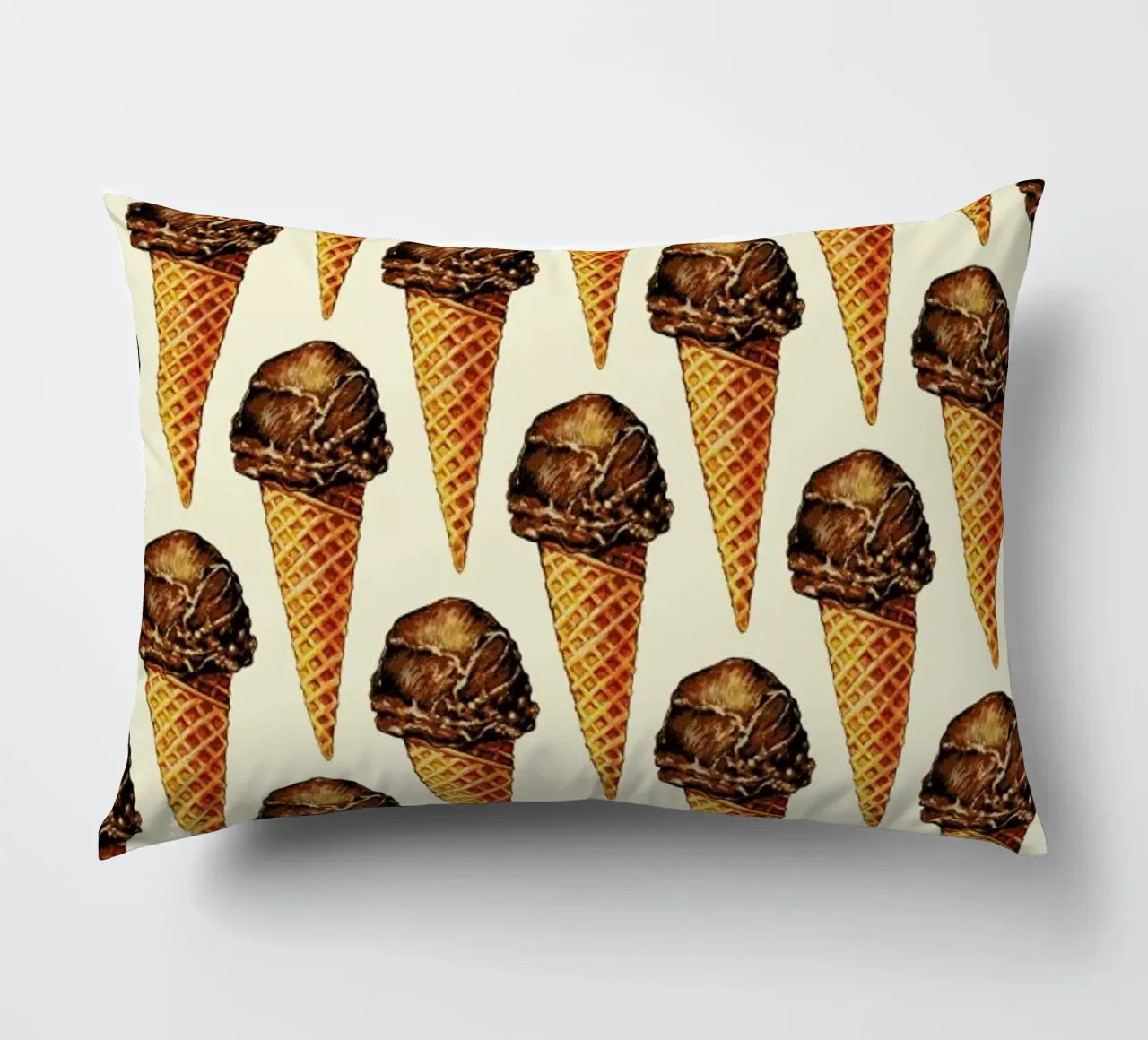 Chocolate Scoop Pattern cuscino da Kelly Gilleran