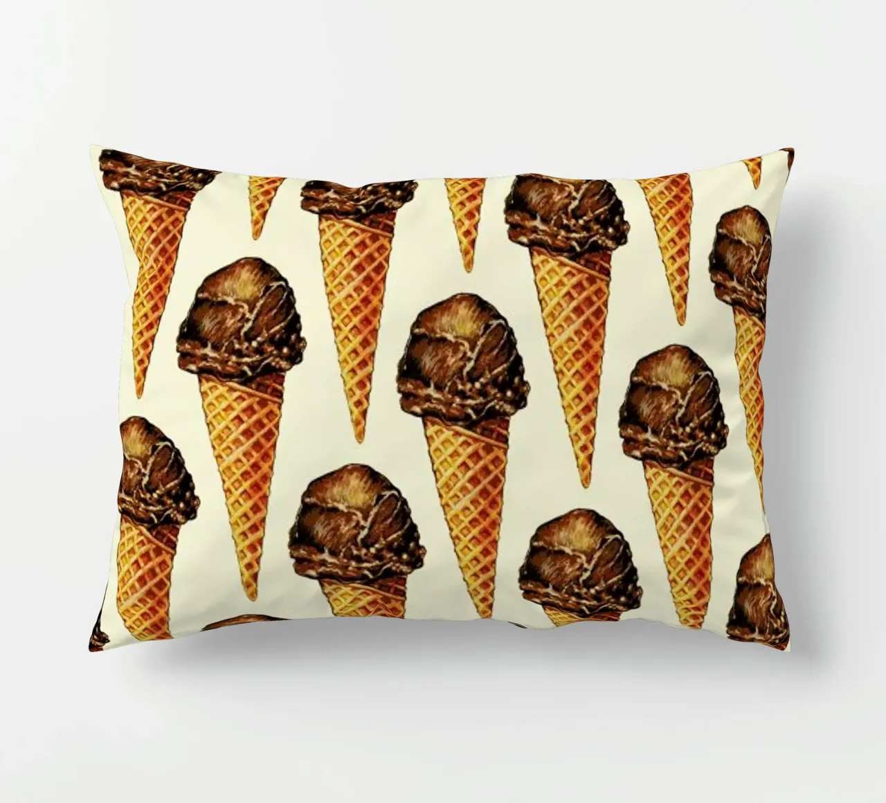 Chocolate Scoop Pattern cuscino da Kelly Gilleran