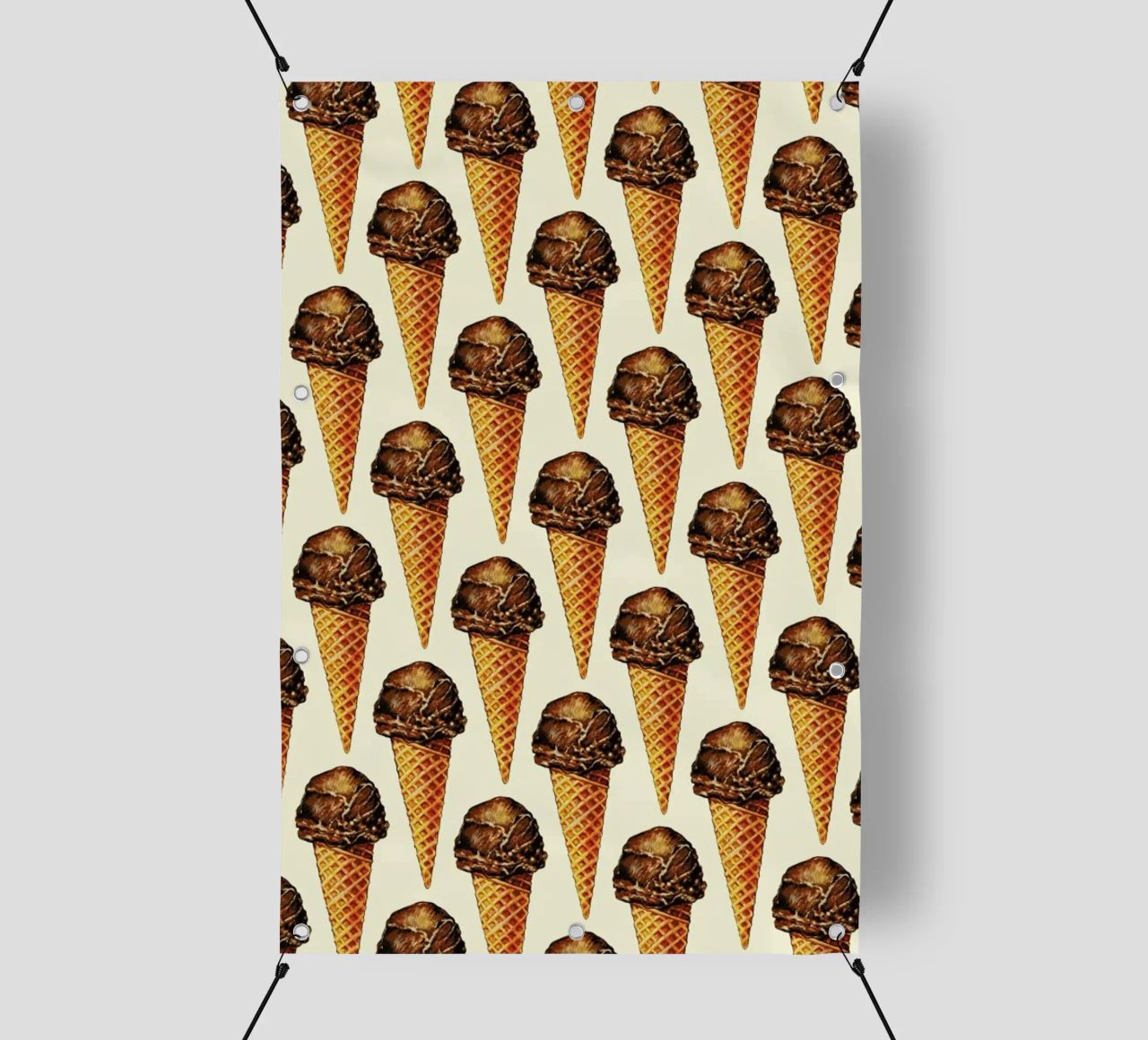 Chocolate Scoop Pattern telo in pvc da Kelly Gilleran