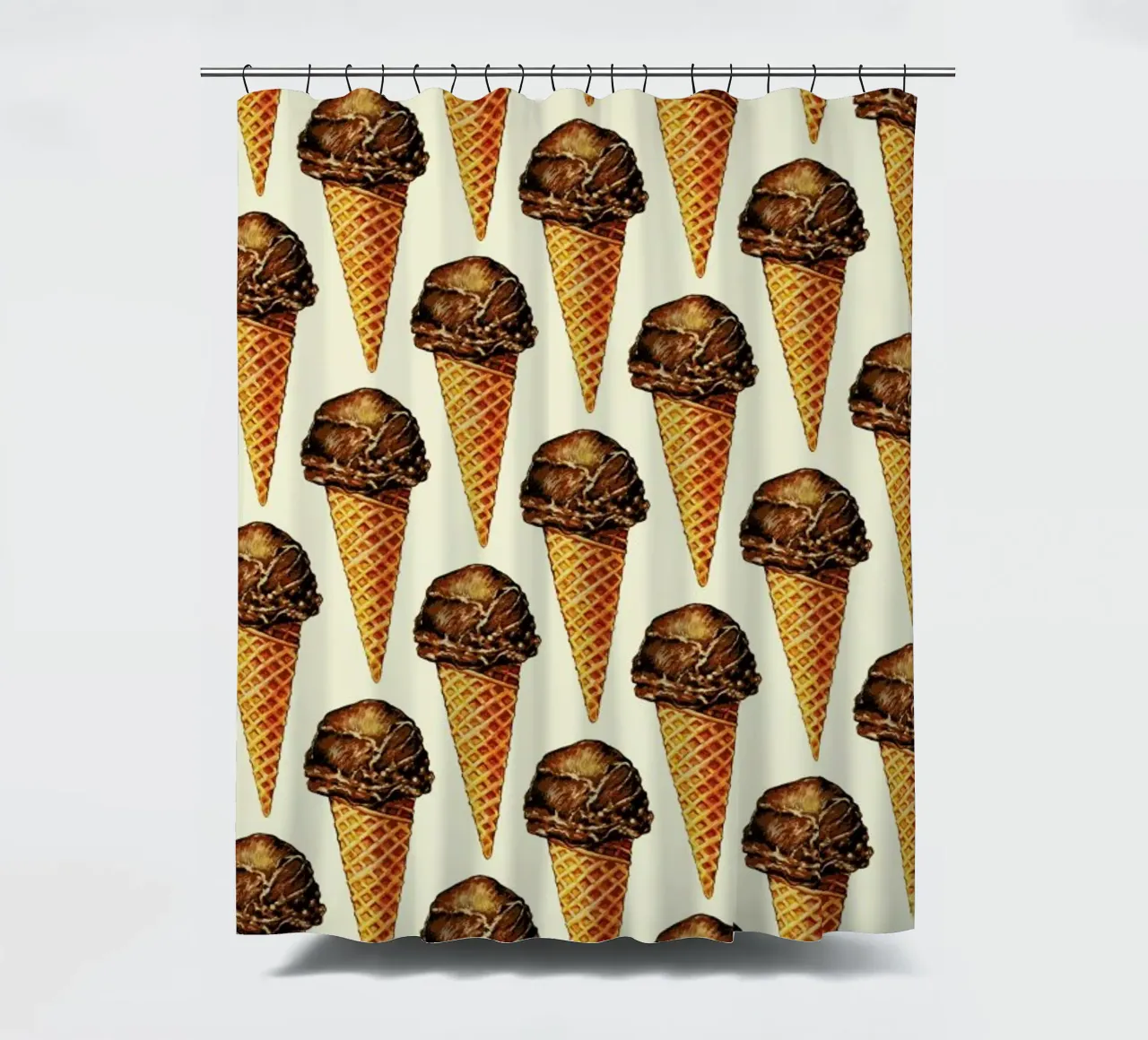 Chocolate Scoop Pattern tenda da doccia da Kelly Gilleran