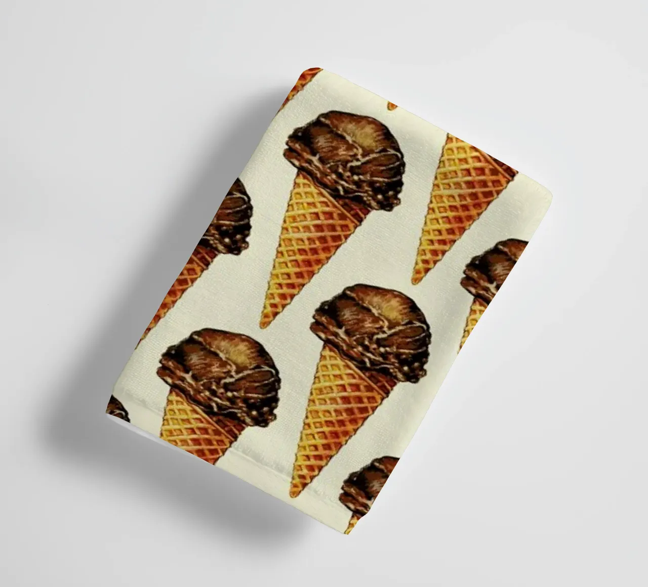 Chocolate Scoop Pattern asciugamano da bagno da Kelly Gilleran