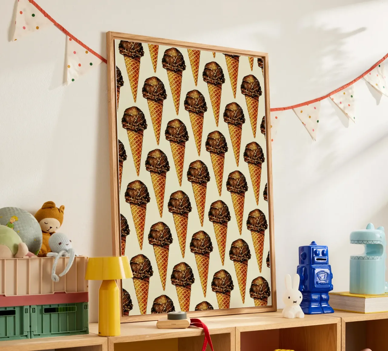 Chocolate Scoop Pattern plexiglass da Kelly Gilleran