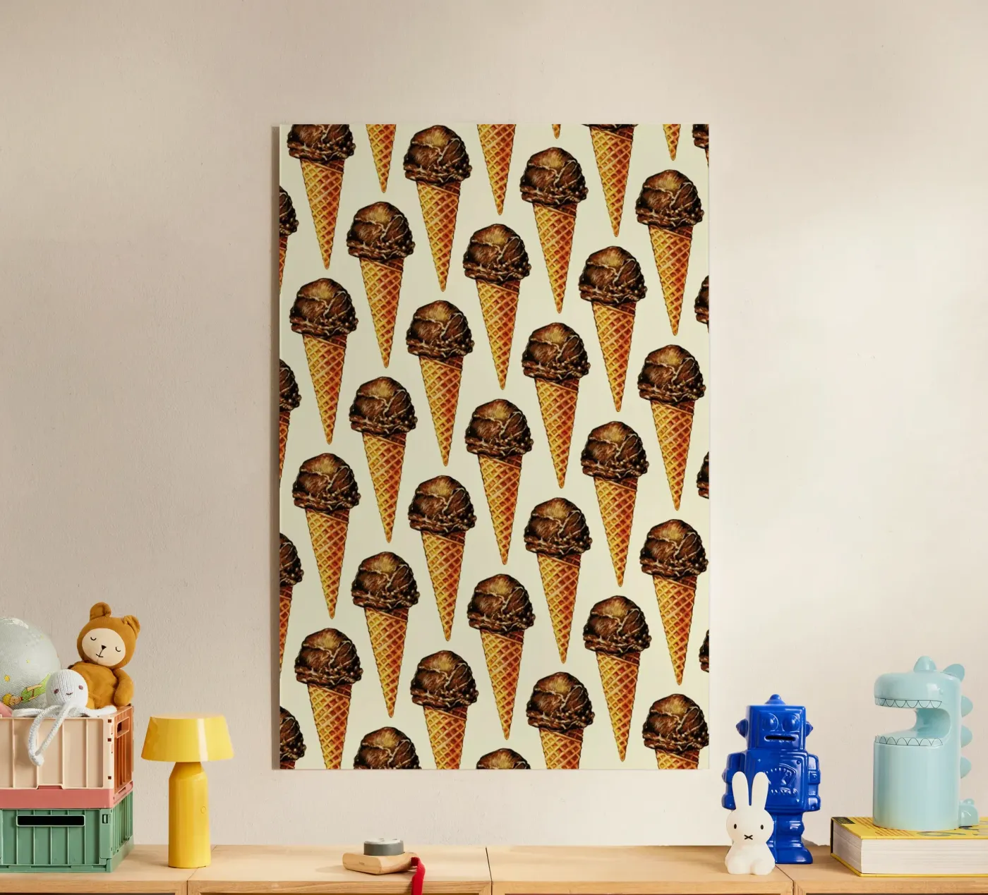 Chocolate Scoop Pattern acryl van Kelly Gilleran