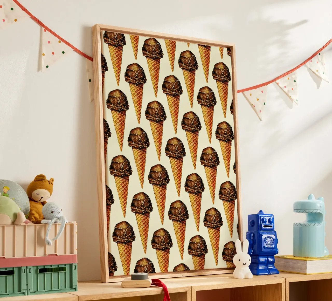 Chocolate Scoop Pattern tela da Kelly Gilleran