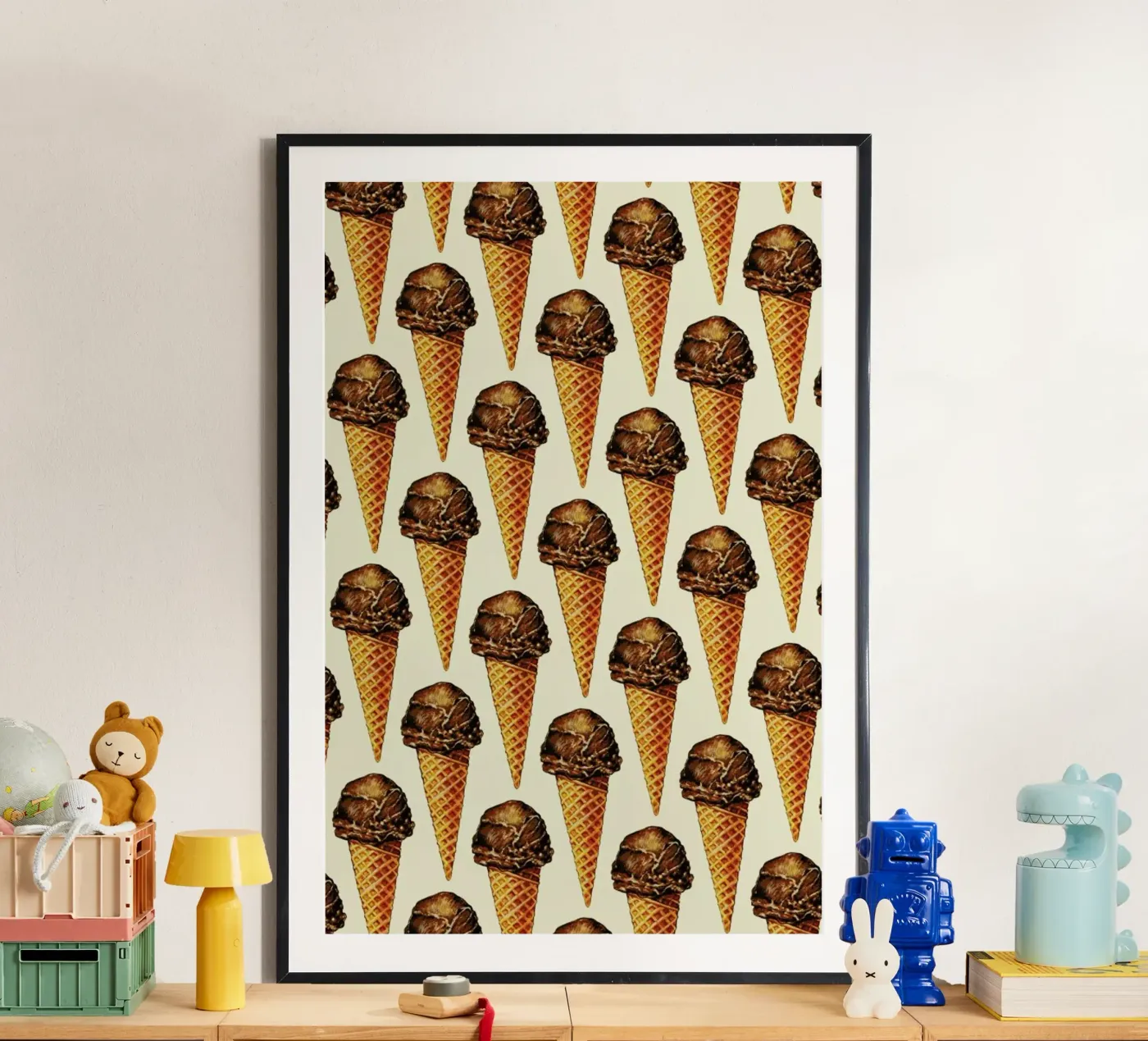 Chocolate Scoop Pattern Poster von Kelly Gilleran