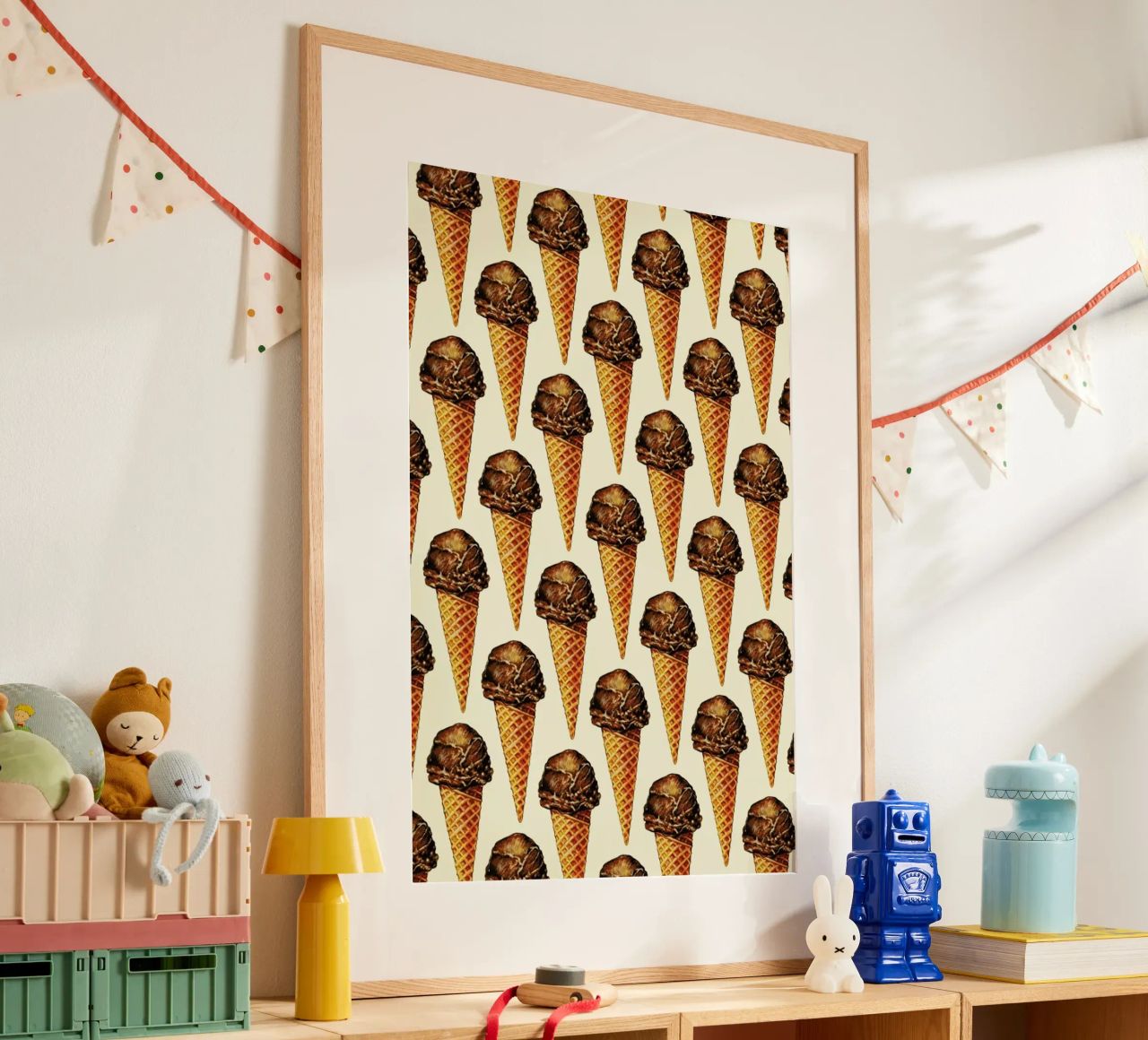 Chocolate Scoop Pattern carta hahnemühle da Kelly Gilleran