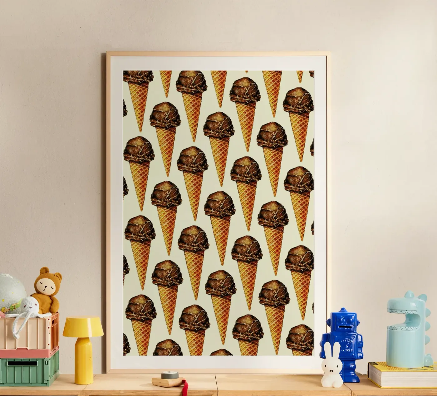Chocolate Scoop Pattern Poster von Kelly Gilleran