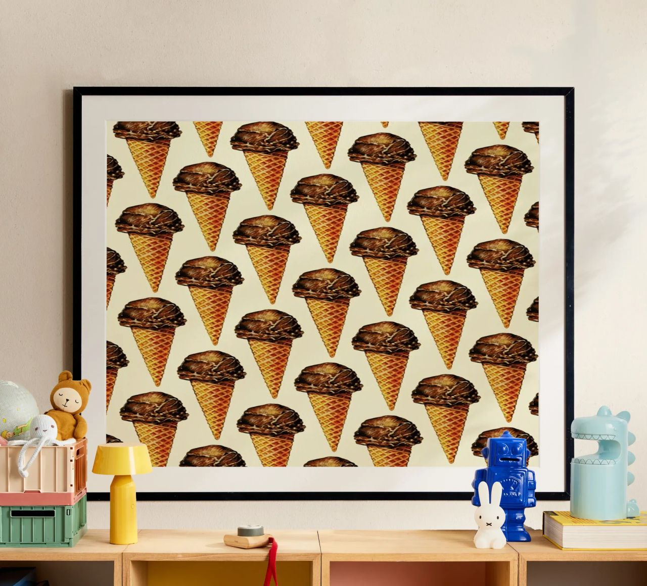 Chocolate Scoop Pattern carta hahnemühle da Kelly Gilleran