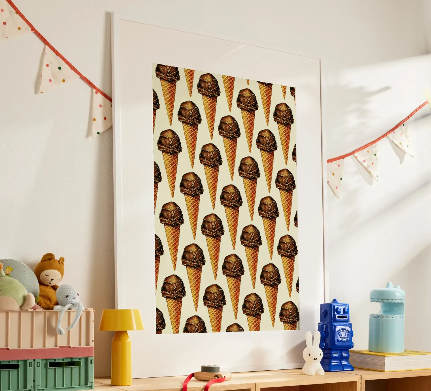 Chocolate Scoop Pattern Poster von Kelly Gilleran