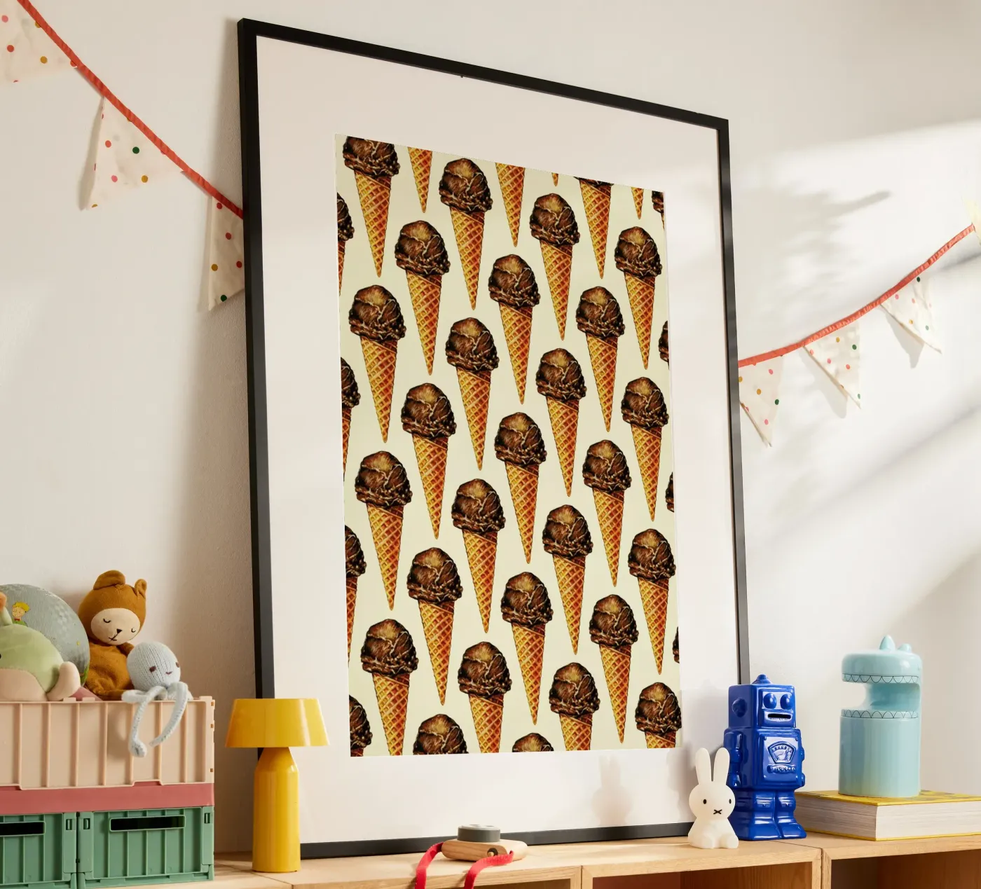 Chocolate Scoop Pattern Poster von Kelly Gilleran