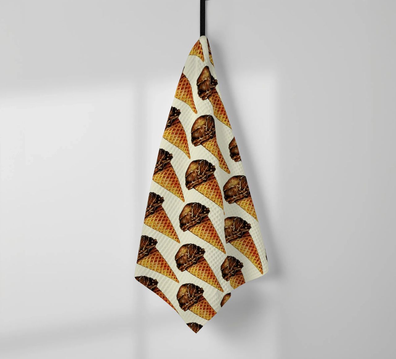 Chocolate Scoop Pattern canovaccio da cucina da Kelly Gilleran