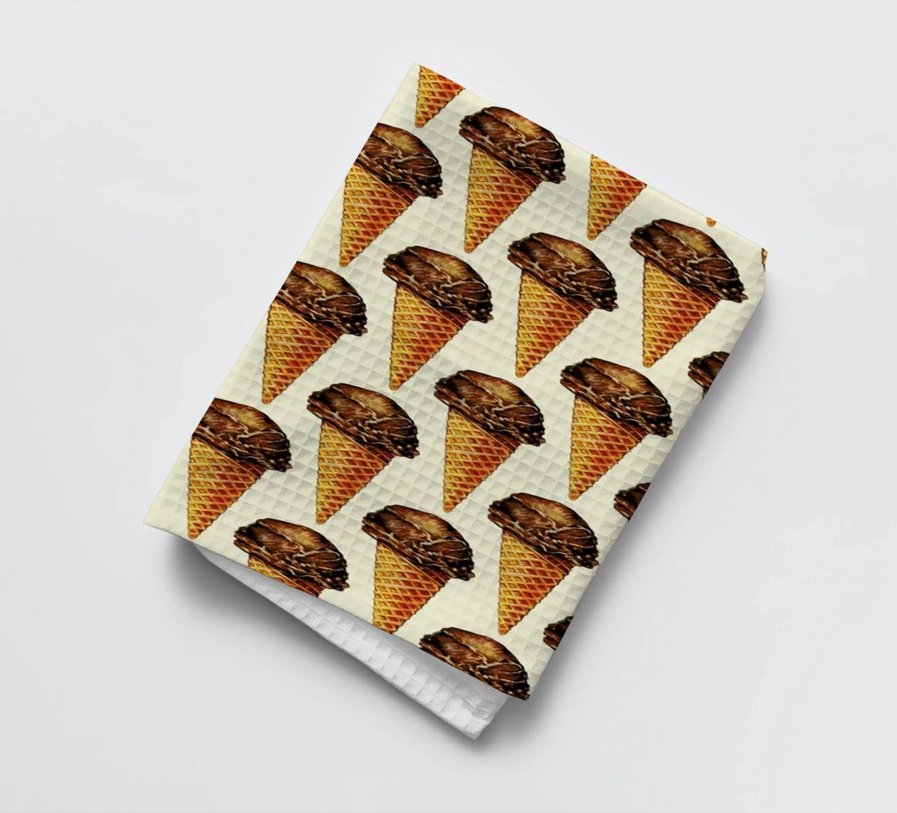 Chocolate Scoop Pattern canovaccio da cucina da Kelly Gilleran