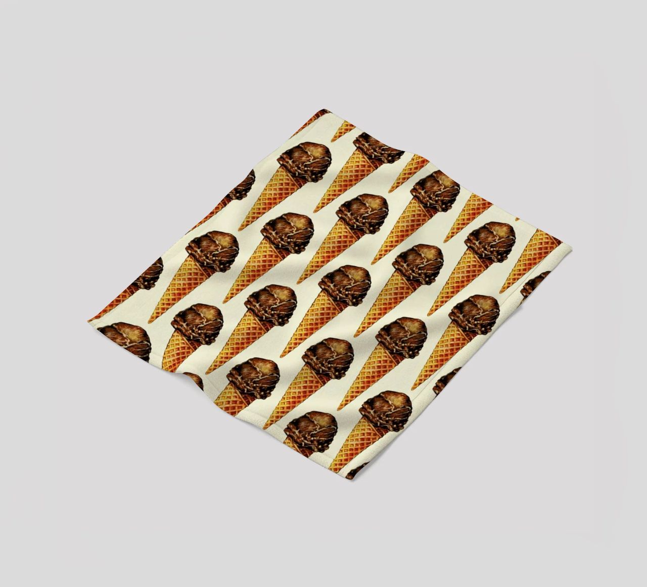 Chocolate Scoop Pattern coperta in pile da Kelly Gilleran