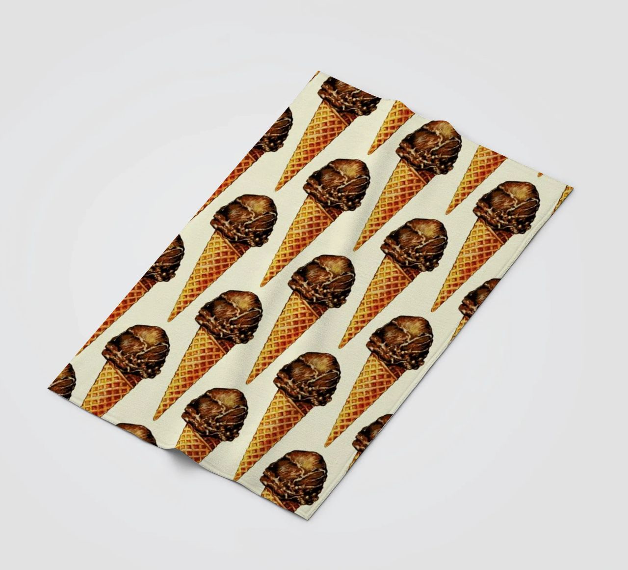 Chocolate Scoop Pattern coperta in pile da Kelly Gilleran