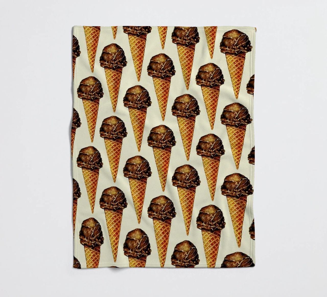 Chocolate Scoop Pattern coperta in pile da Kelly Gilleran