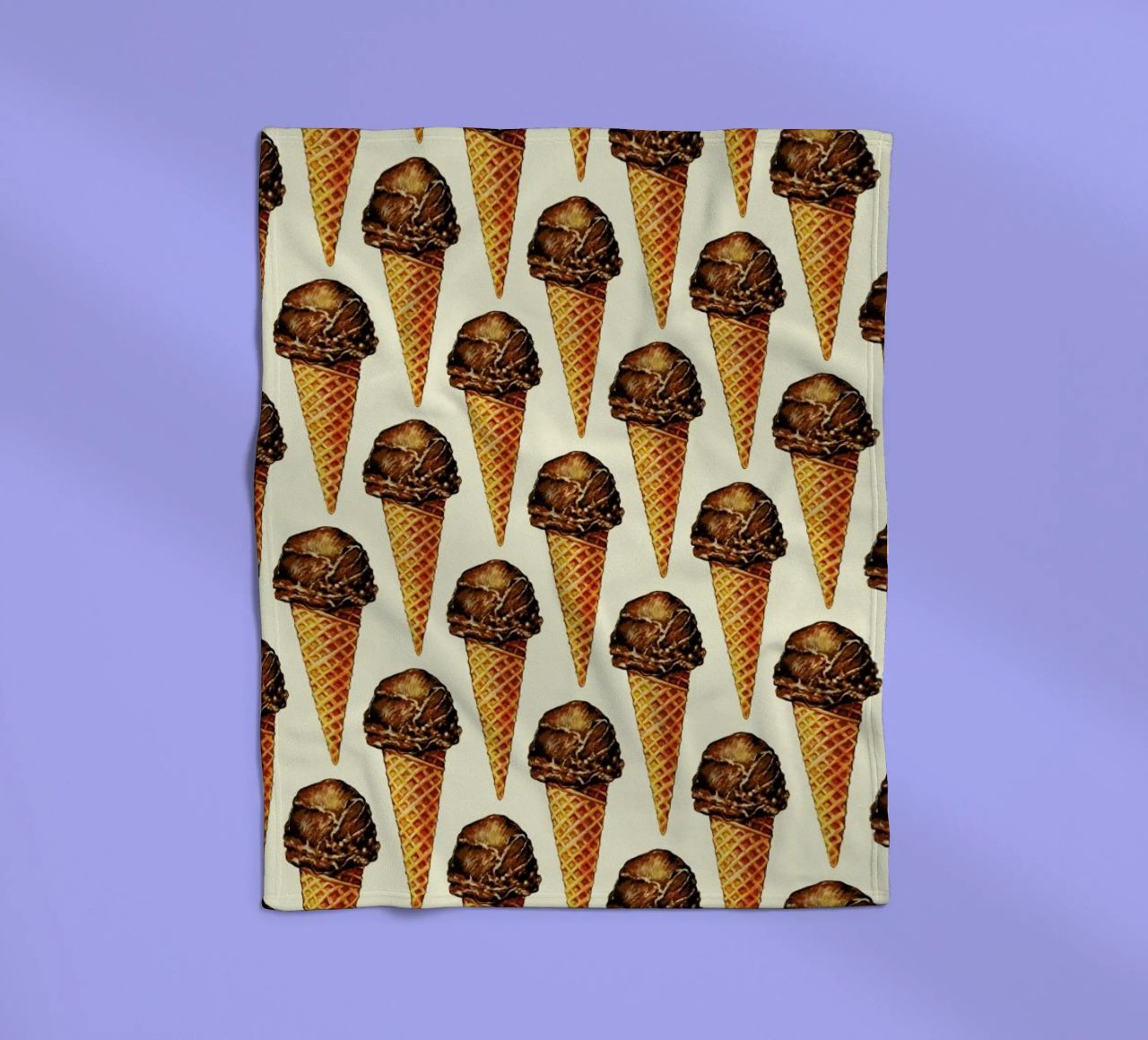 Chocolate Scoop Pattern coperta in pile da Kelly Gilleran