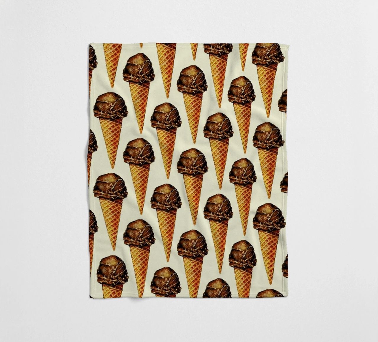 Chocolate Scoop Pattern coperta in pile da Kelly Gilleran