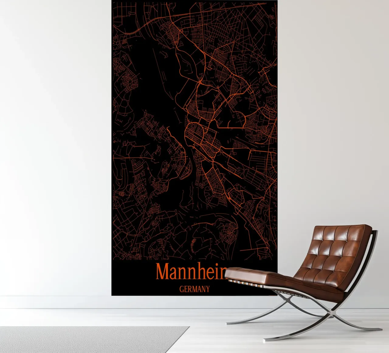 Mannheim fotobehang van MiMap