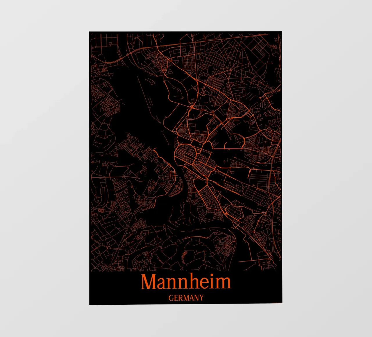Mannheim fotobehang van MiMap