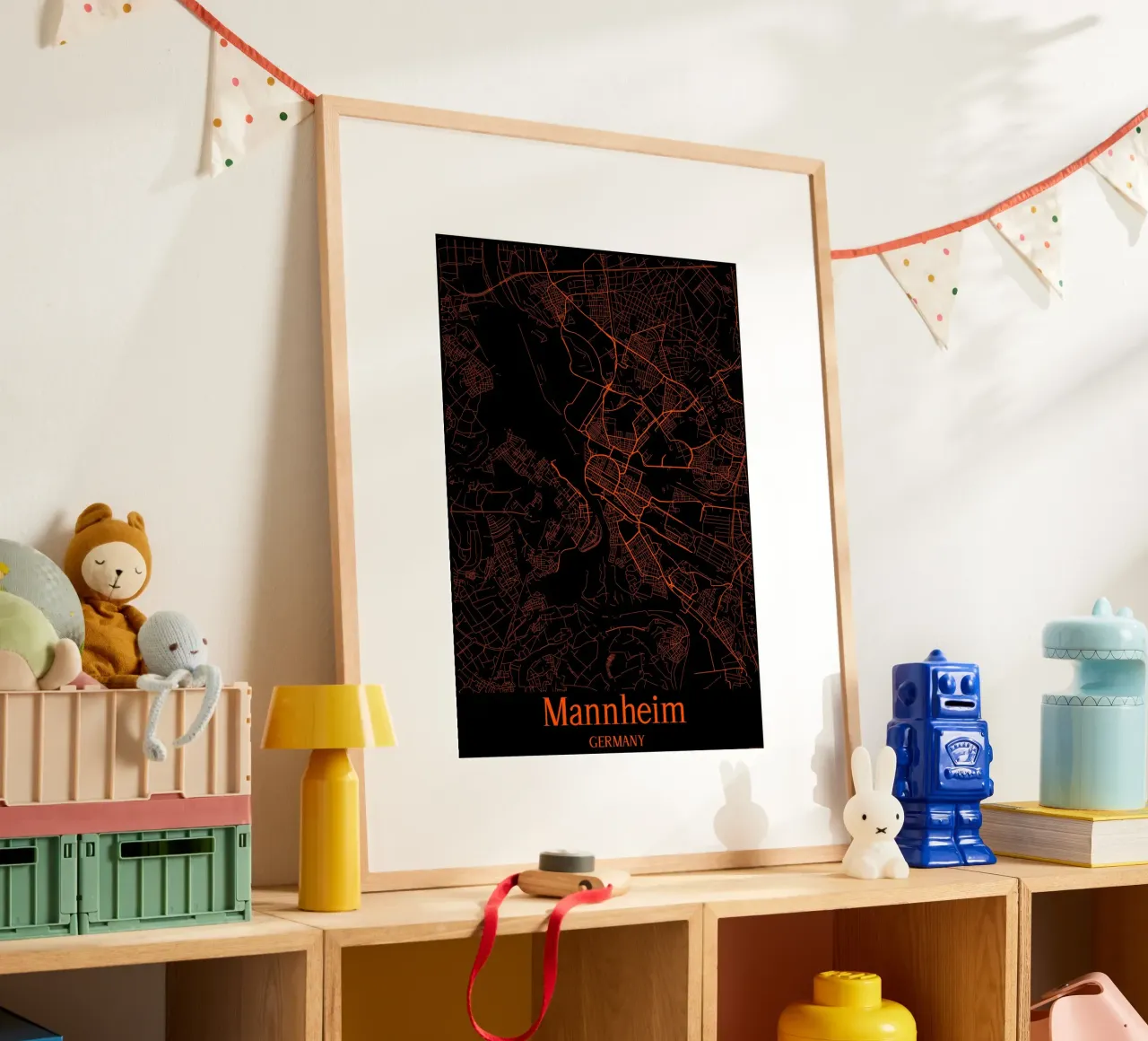 Mannheim carta hahnemühle da MiMap