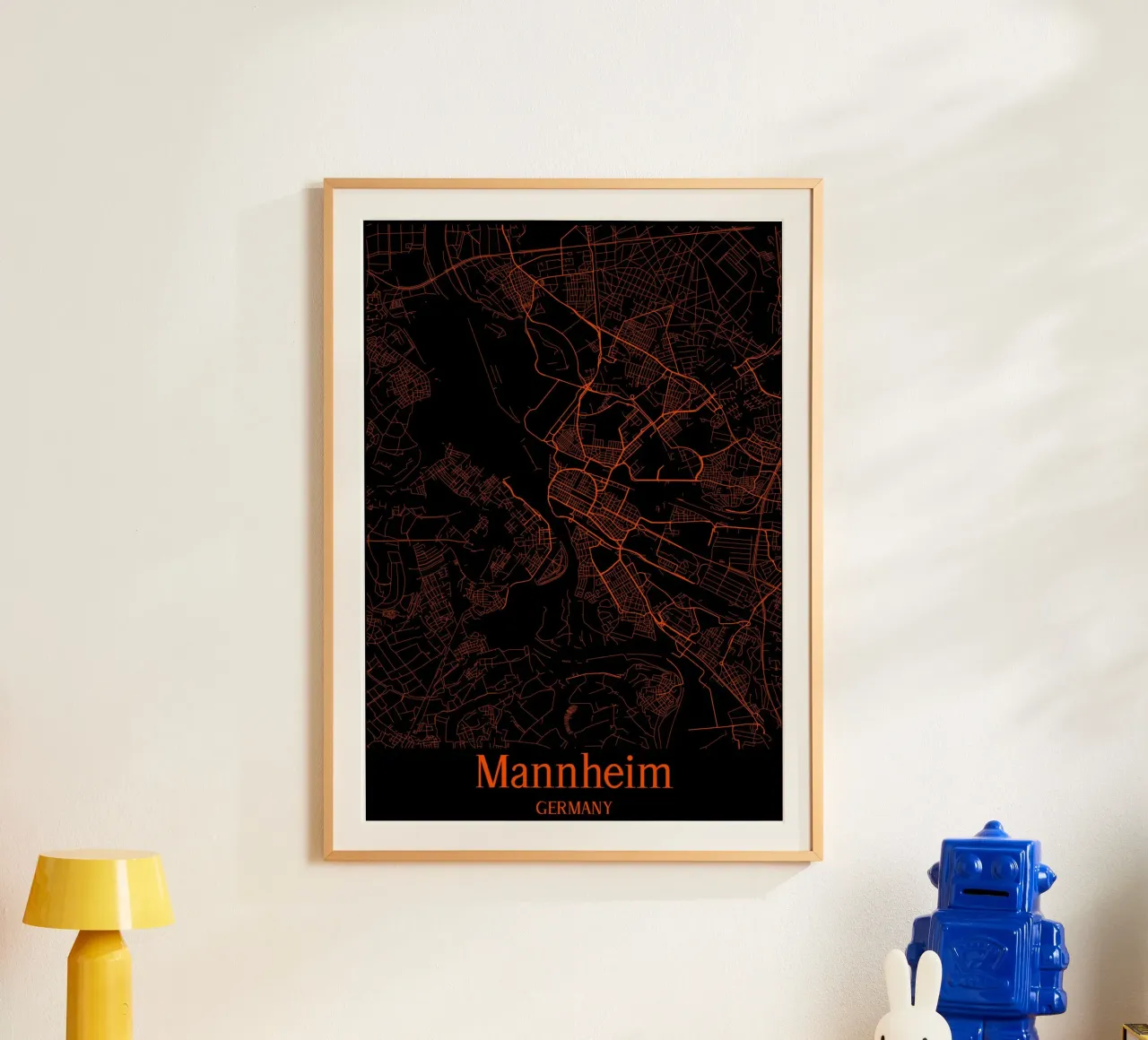Mannheim carta hahnemühle da MiMap