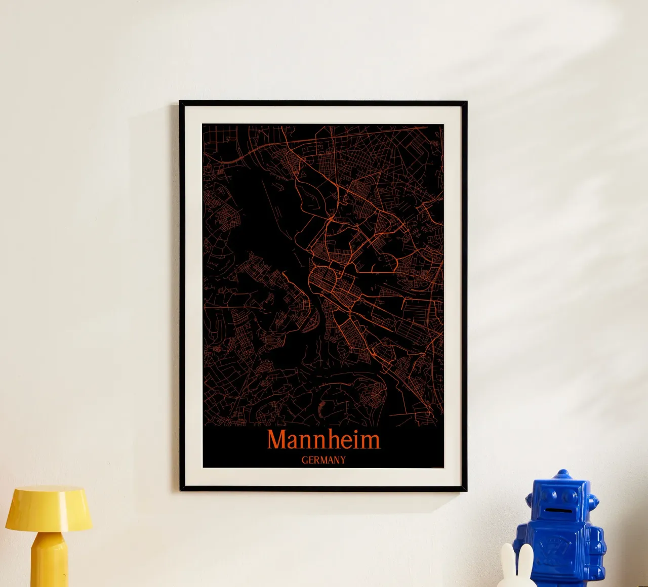 Mannheim carta hahnemühle da MiMap